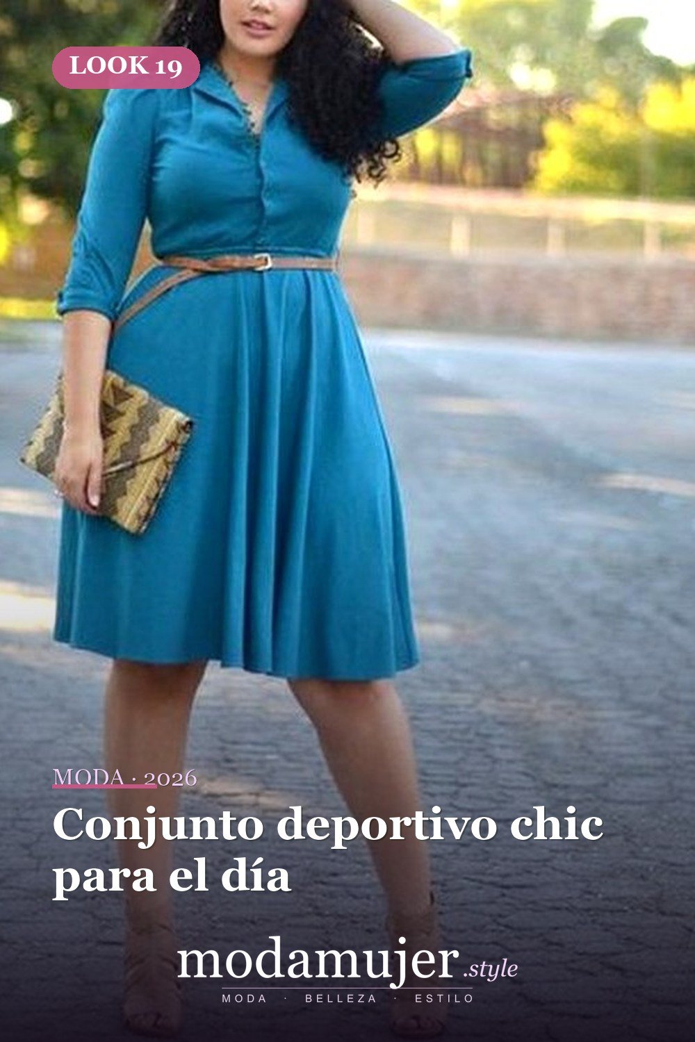 Conjunto deportivo chic para el día — 24 ideas de trajes casuales de talla grande para verano 2026