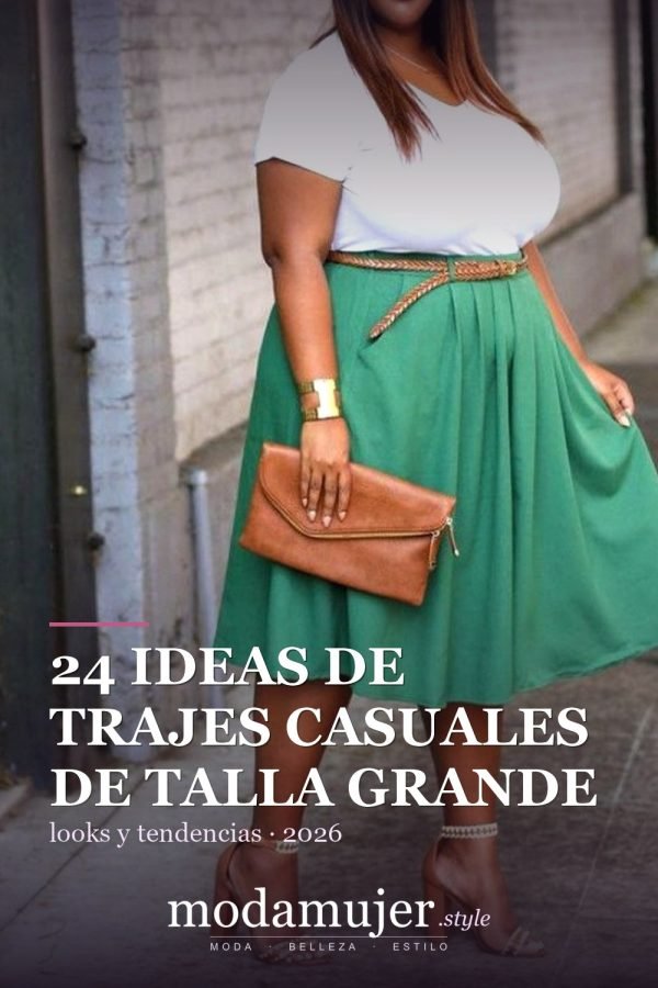 24 ideas de trajes casuales de talla grande para verano 2026