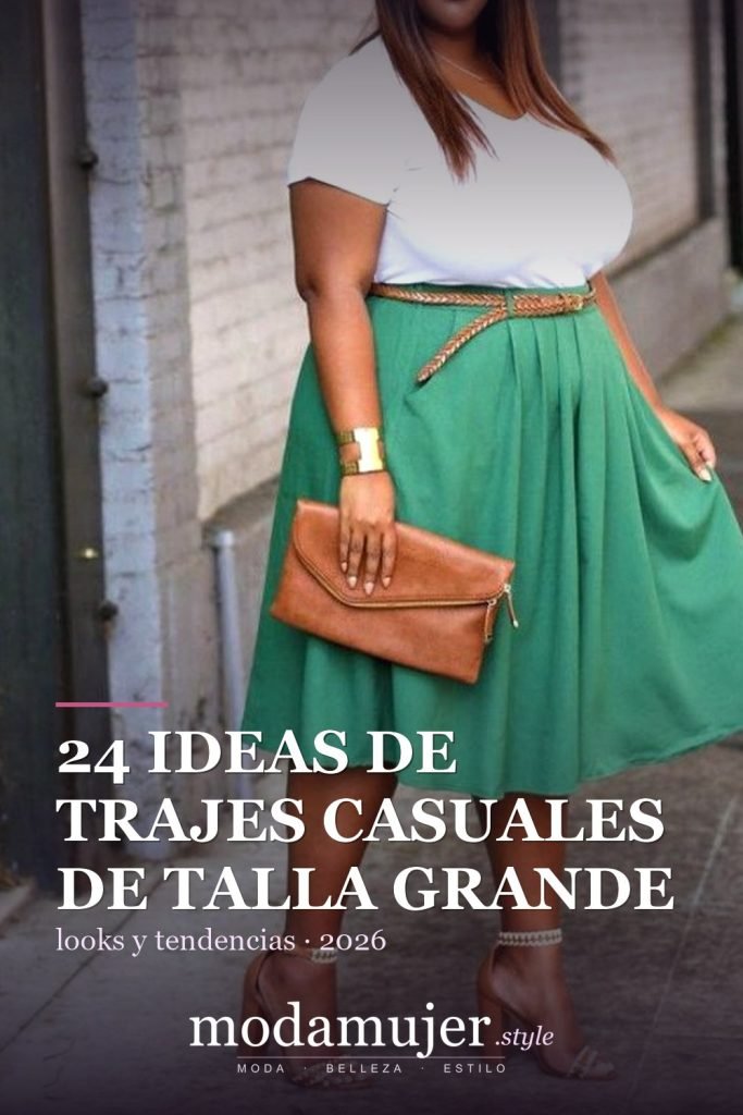 24 ideas de trajes casuales de talla grande para verano 2026 - ModaMujer