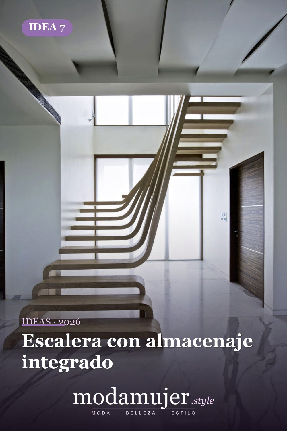 Escalera con almacenaje integrado — 25 diseños de escaleras que son simplemente espectaculares