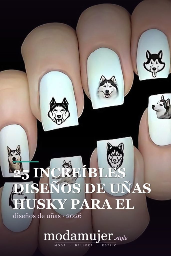 25 Increíbles Diseños de Uñas Husky para el Invierno - ModaMujer