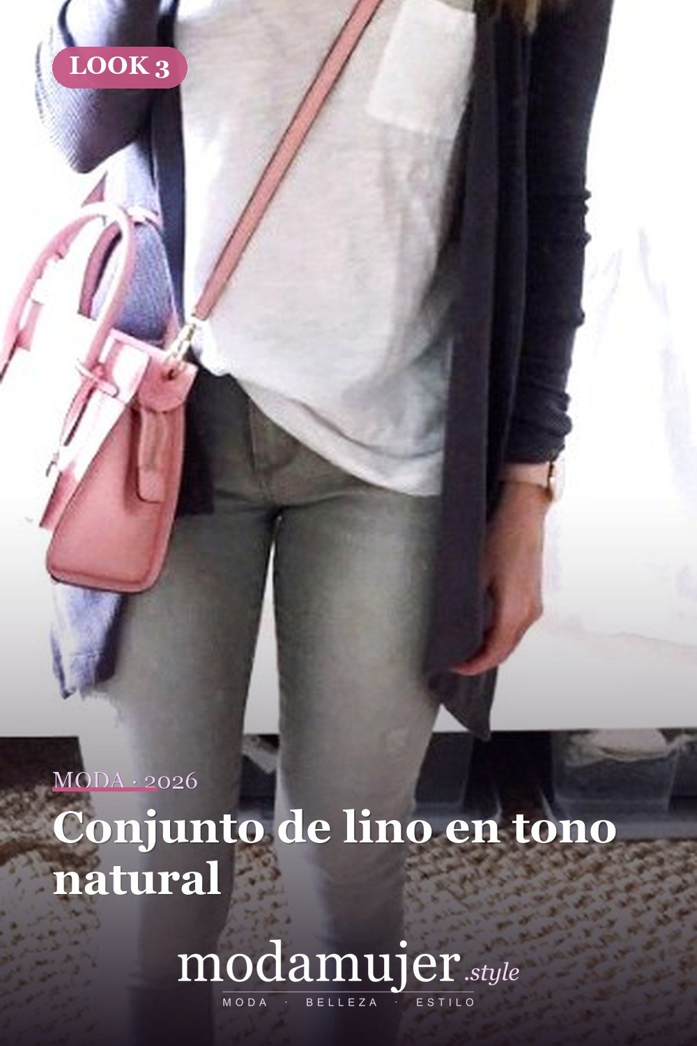 Conjunto de lino en tono natural — 25 mejores ideas lindas de trajes de pantalones de verano