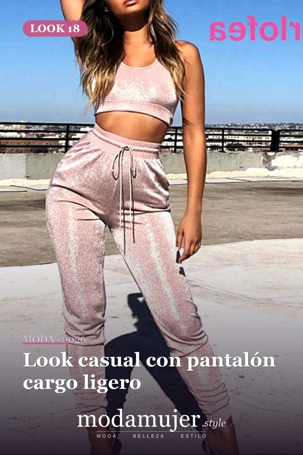Look casual con pantalón cargo ligero — 25 mejores ideas lindas de trajes de pantalones de verano