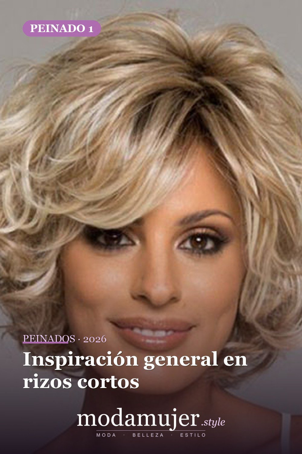 Inspiración general en rizos cortos — 25 peinados para cabello corto y rizado