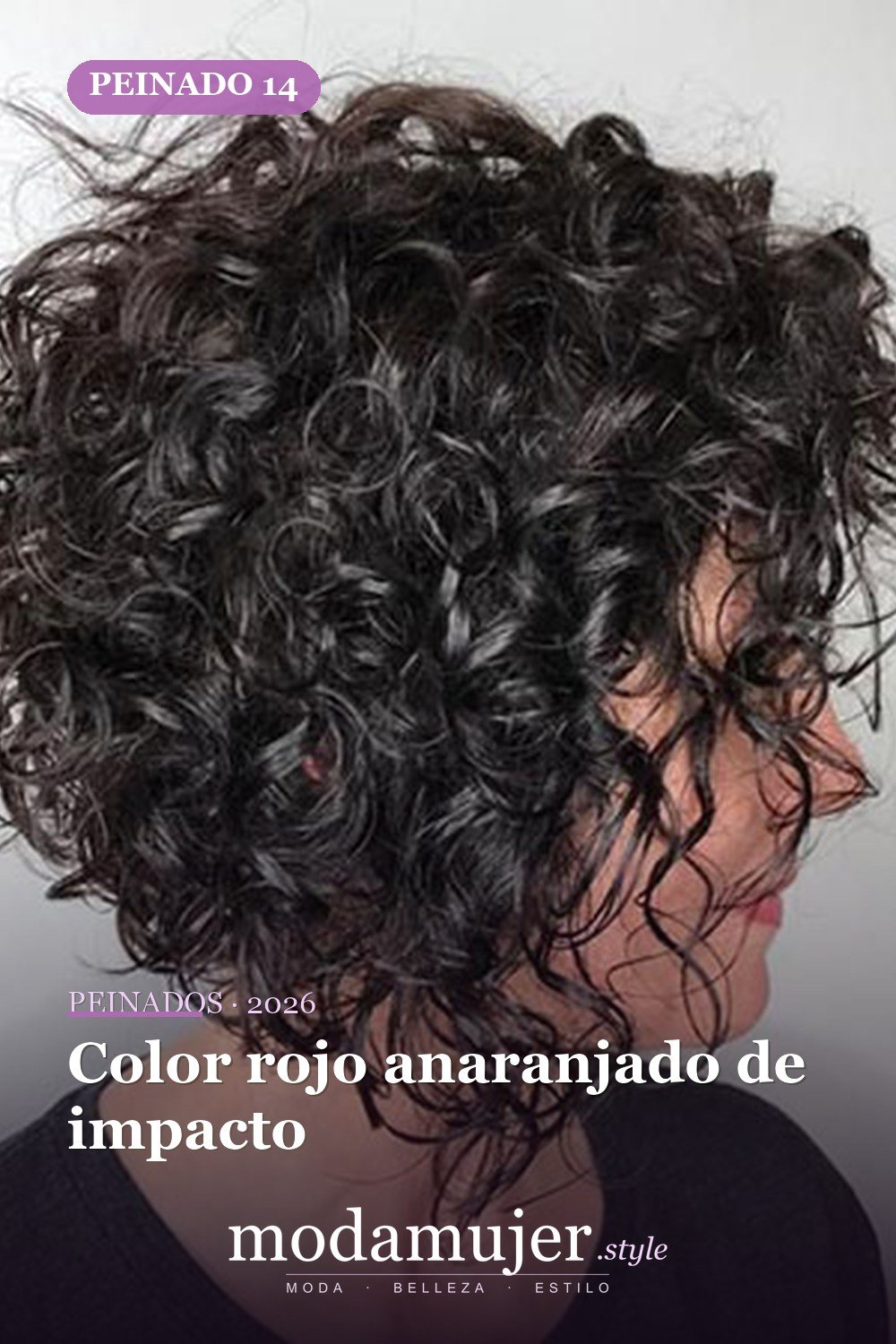 Color rojo anaranjado de impacto — 25 peinados para cabello corto y rizado