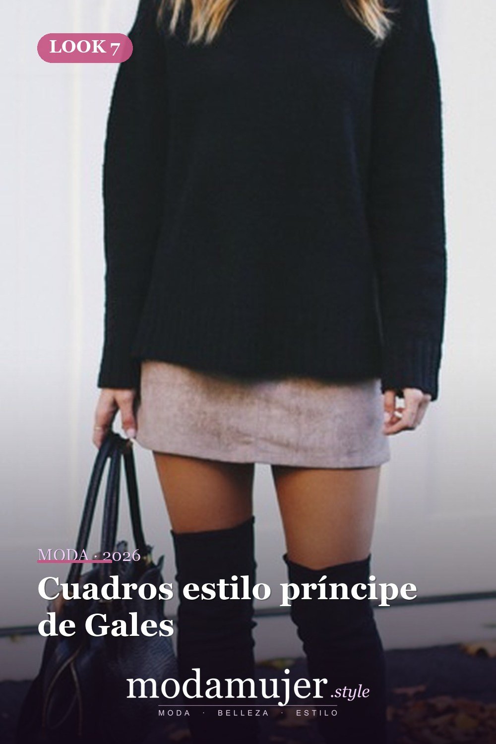 Cuadros estilo príncipe de Gales — 25 ideas de trajes de otoño que debes tener