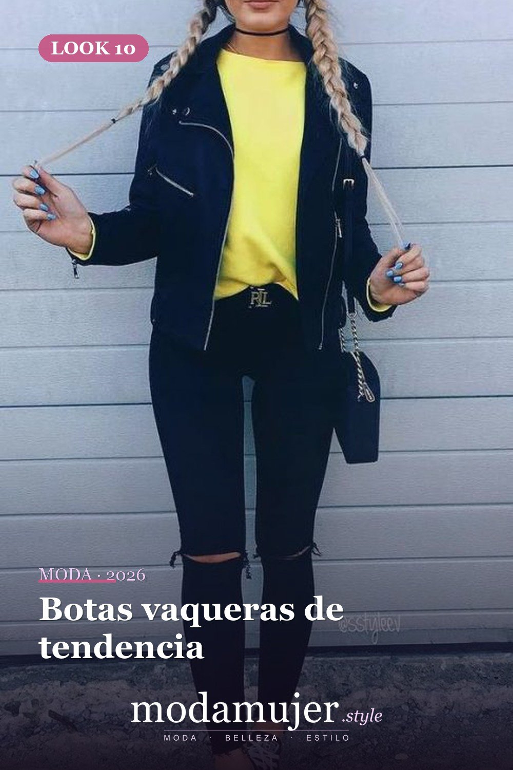 Botas vaqueras de tendencia — 25 ideas de trajes de otoño que debes tener
