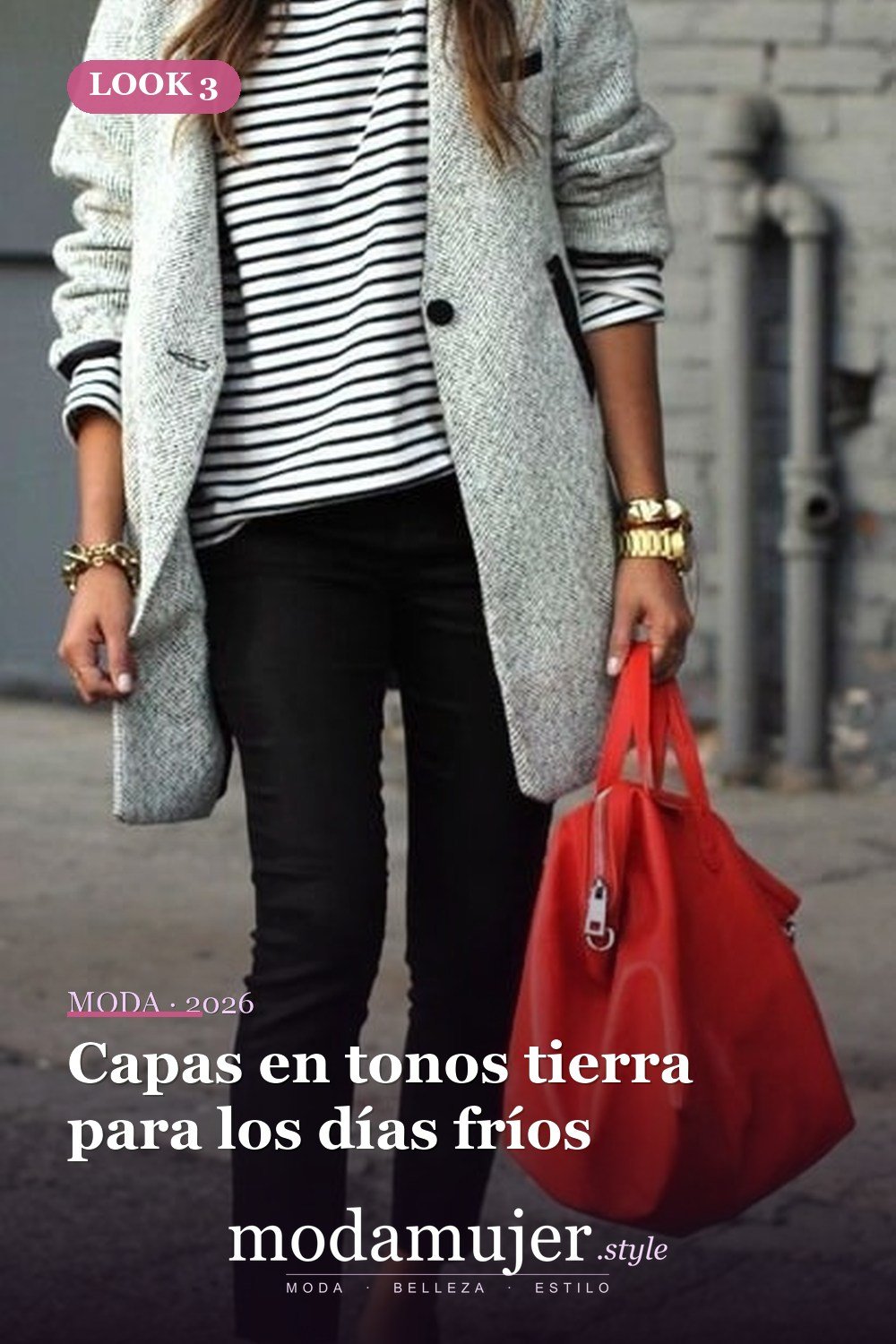 Capas en tonos tierra para los días fríos — 26+ Mejores conjuntos casuales de invierno para mujer