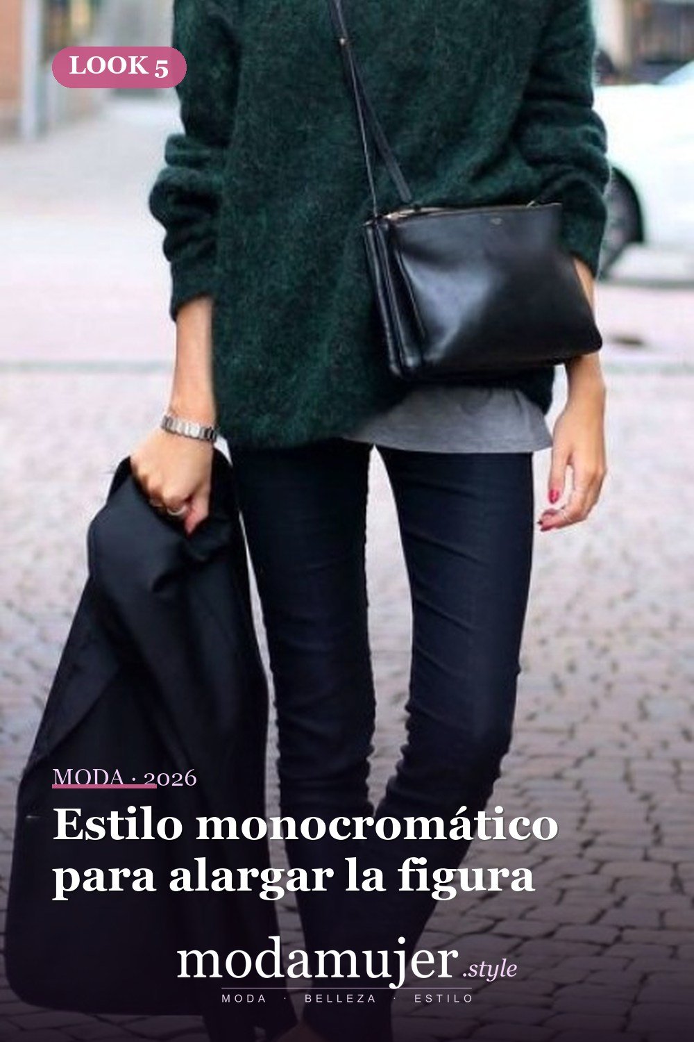 Estilo monocromático para alargar la figura — 26+ Mejores conjuntos casuales de invierno para mujer
