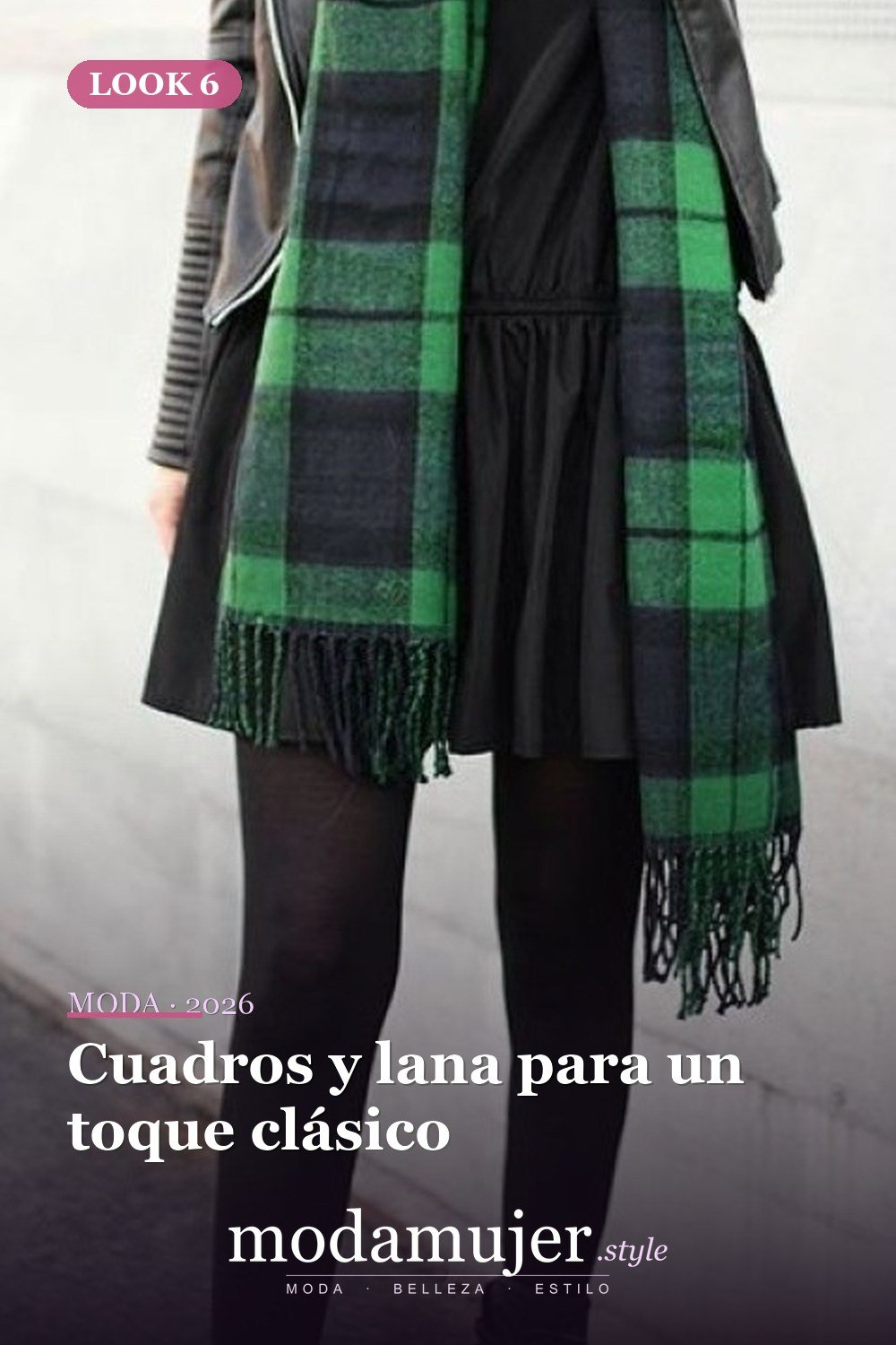 Cuadros y lana para un toque clásico — 26+ Mejores conjuntos casuales de invierno para mujer