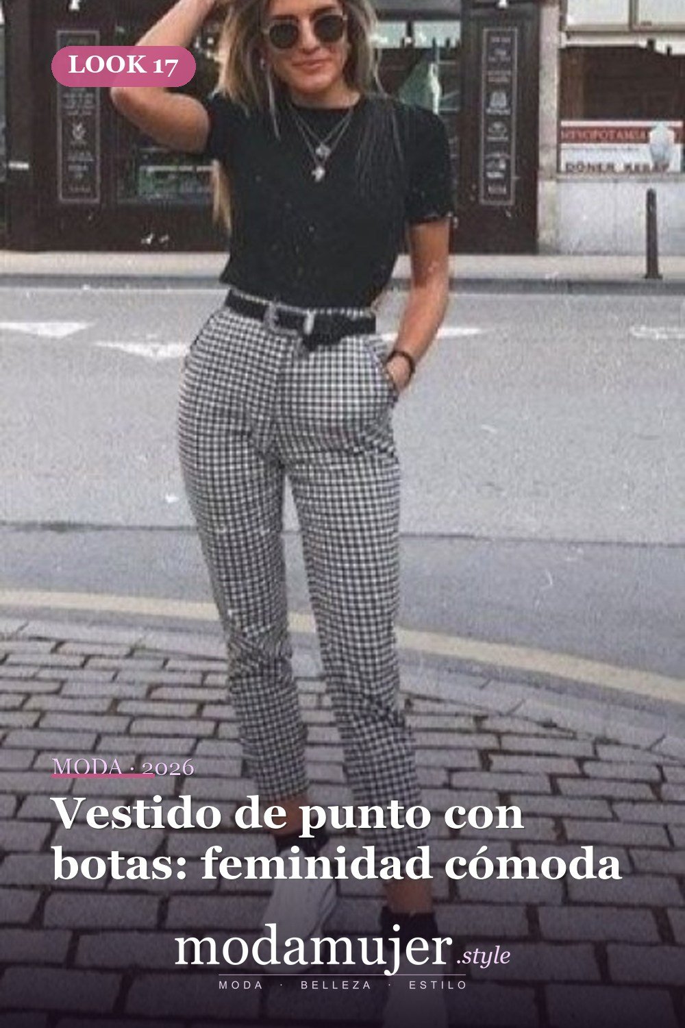 Vestido de punto con botas: feminidad cómoda — 26+ Mejores conjuntos casuales de invierno para mujer