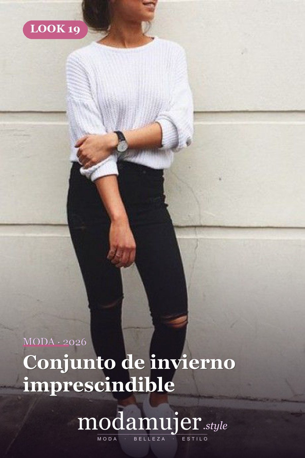 Conjunto de invierno imprescindible — 27 ideas elegantes para vestir con jeans negros