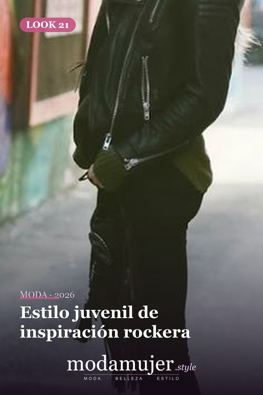Estilo juvenil de inspiración rockera — 27 ideas elegantes para vestir con jeans negros
