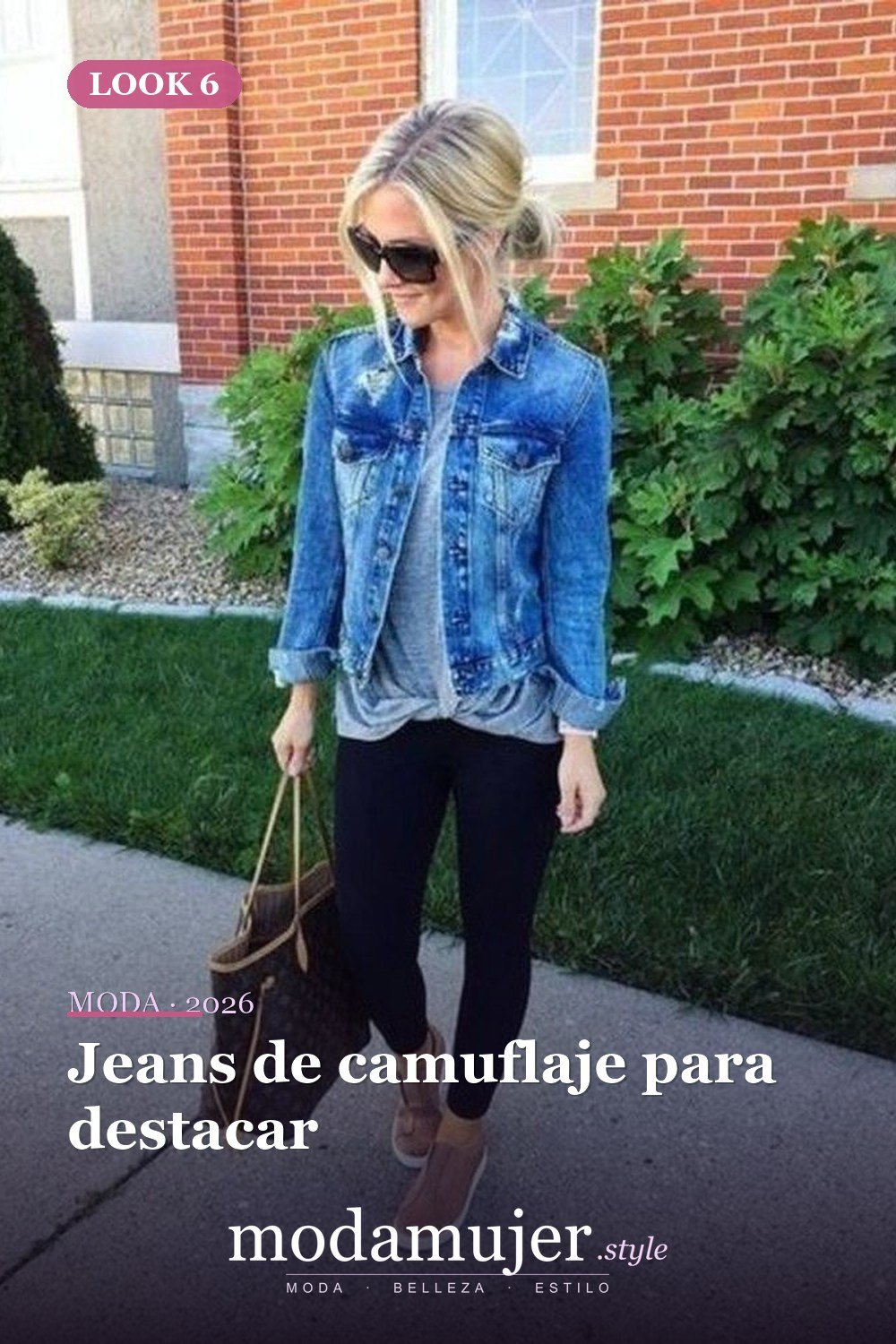 Jeans de camuflaje para destacar — 28 conjuntos de moda casual de primavera con jeans