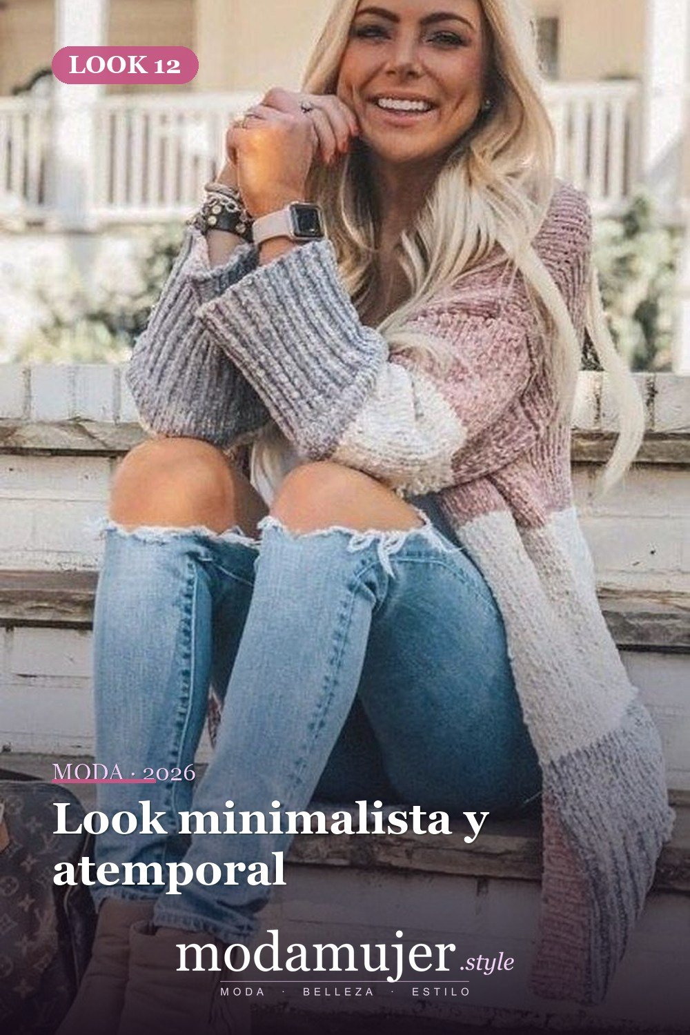 Look minimalista y atemporal — 28 conjuntos de moda casual de primavera con jeans