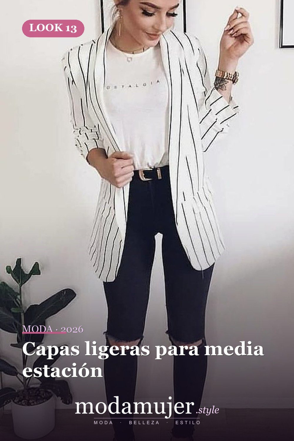 Capas ligeras para media estación — 28 conjuntos de moda casual de primavera con jeans
