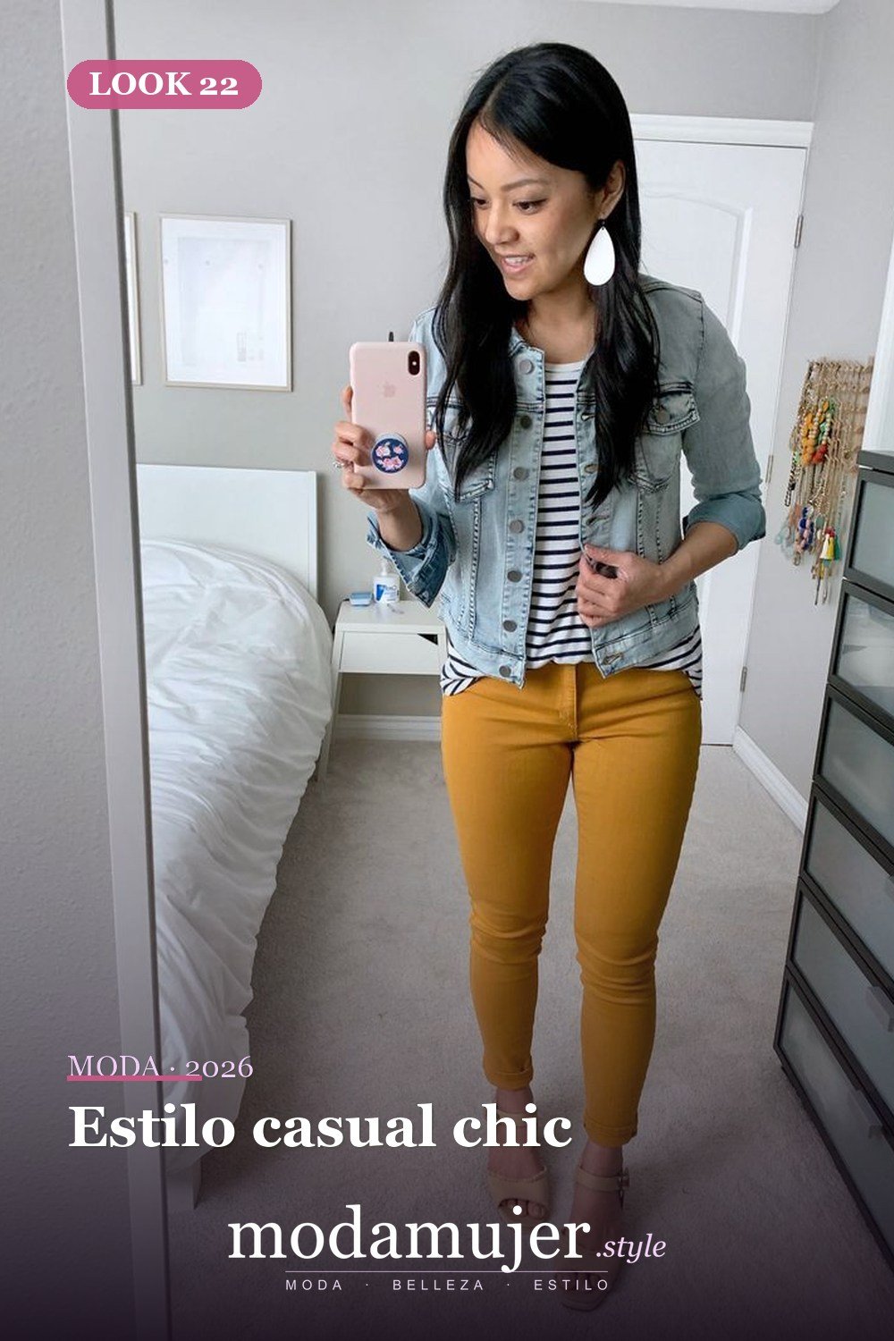 Estilo casual chic — 28 conjuntos de moda casual de primavera con jeans