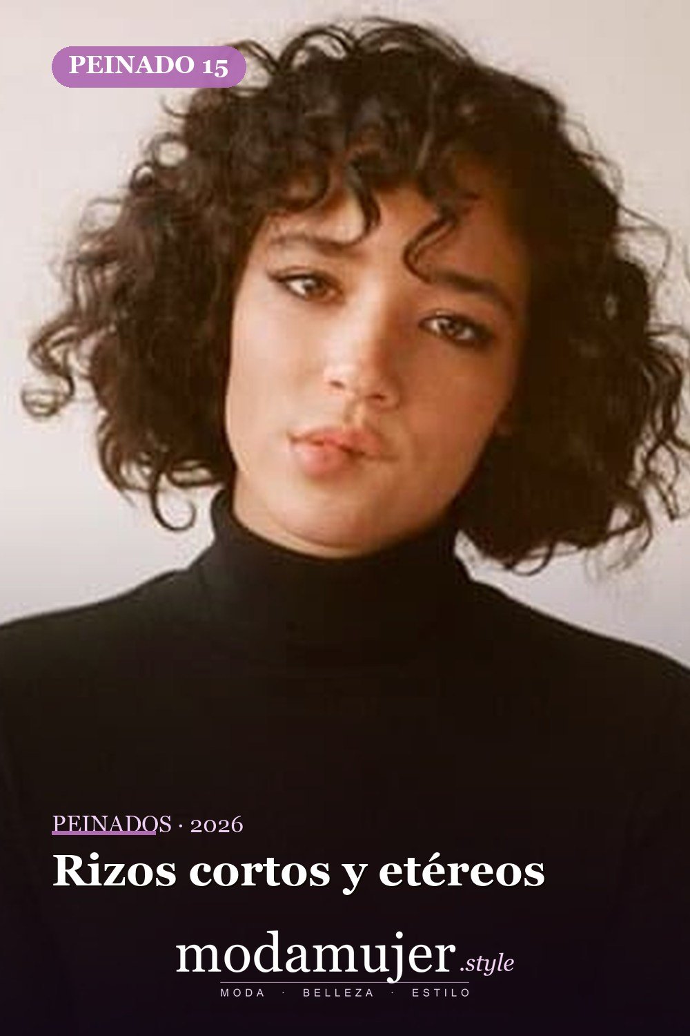 Rizos cortos y etéreos — 28 cortes de pelo para cabello corto y rizado