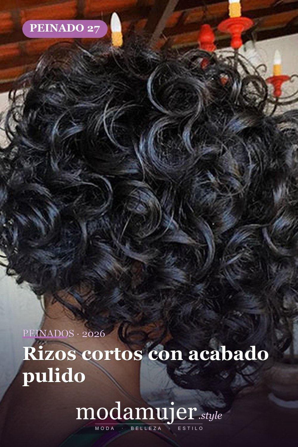 Rizos cortos con acabado pulido — 28 cortes de pelo para cabello corto y rizado