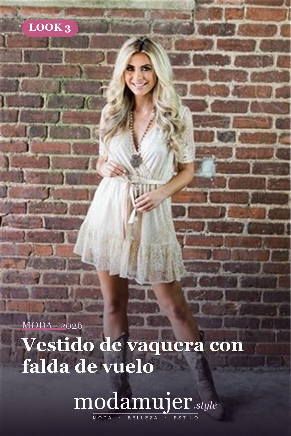 Vestido de vaquera con falda de vuelo — 29 vestidos de vaquera: ideas para probar
