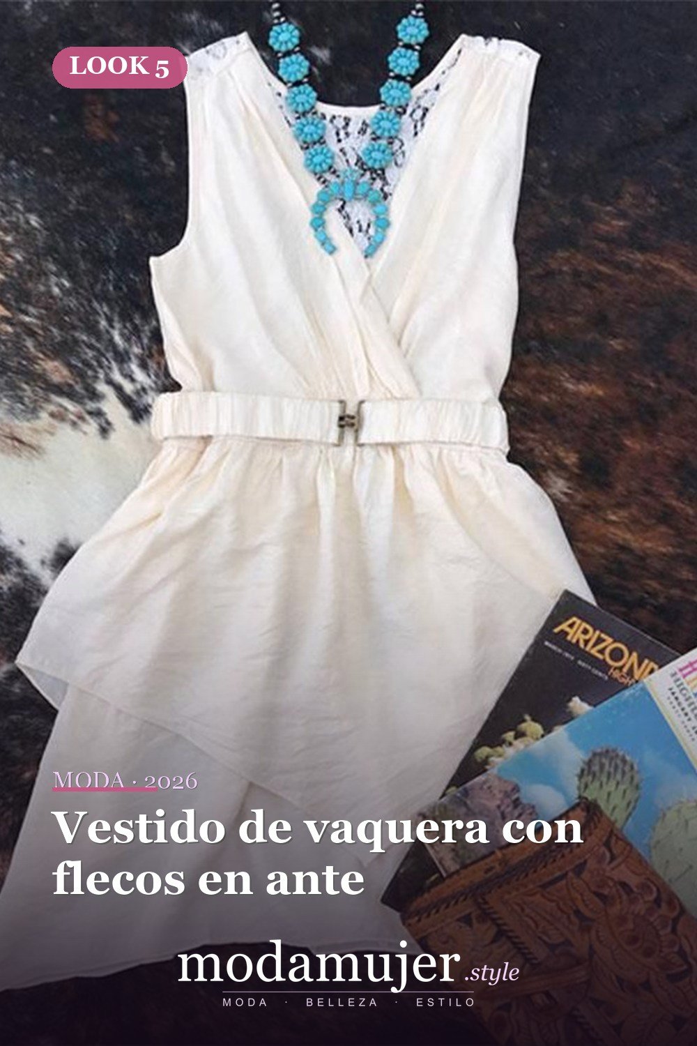 Vestido de vaquera con flecos en ante — 29 vestidos de vaquera: ideas para probar
