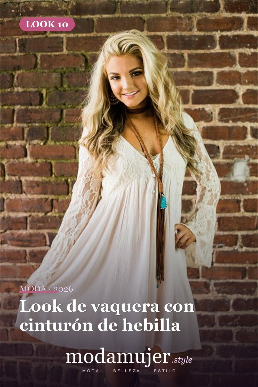 Look de vaquera con cinturón de hebilla — 29 vestidos de vaquera: ideas para probar