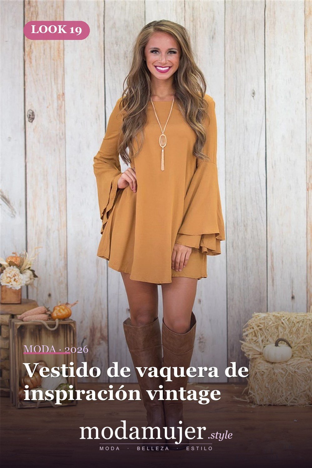 Vestido de vaquera de inspiración vintage — 29 vestidos de vaquera: ideas para probar