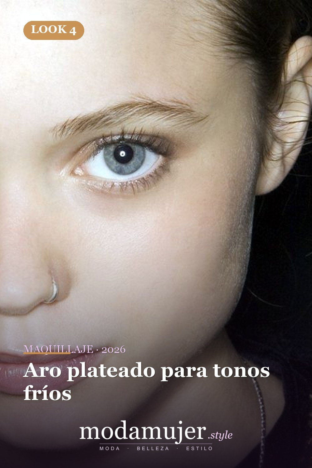 Aro plateado para tonos fríos — 3 tendencias actuales de perforación y 15 ejemplos