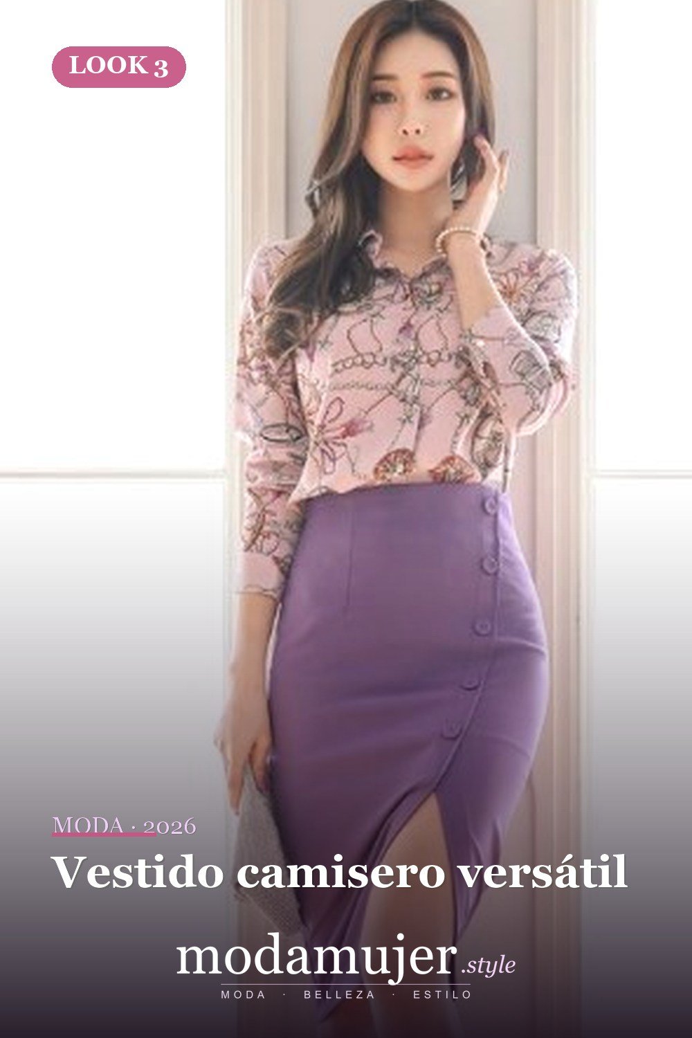 Vestido camisero versátil — 30 conjuntos de trabajo informal para el verano para probar este año