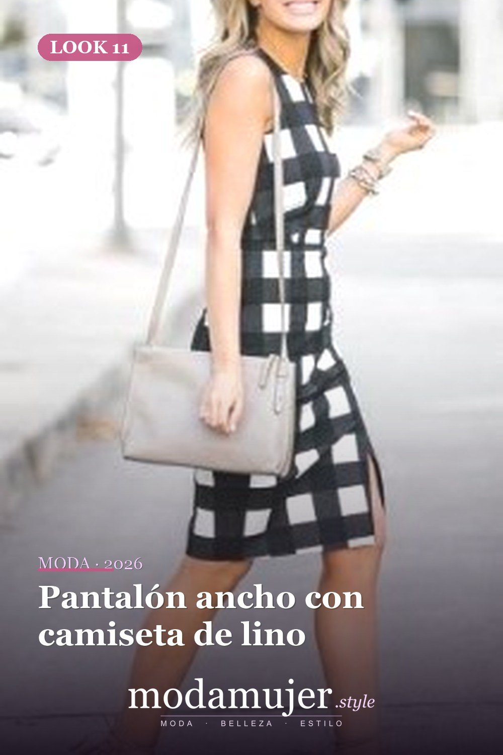 Pantalón ancho con camiseta de lino — 30 conjuntos de trabajo informal para el verano para probar este año