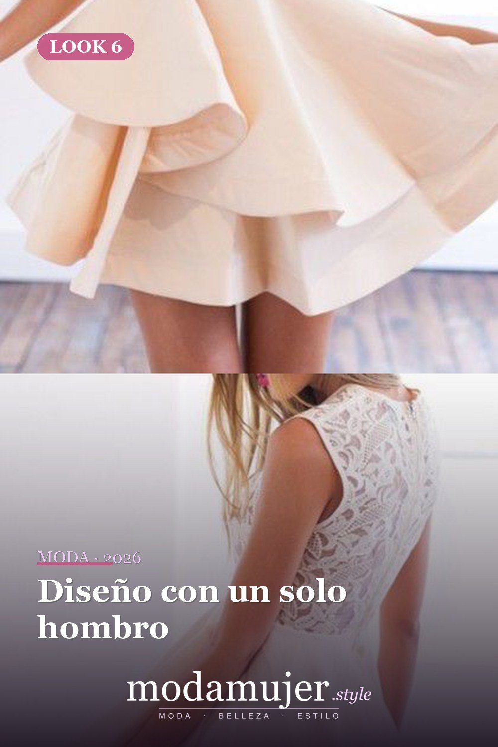 Diseño con un solo hombro — 30 diseños de vestidos de graduación blancos para chicas con estilo