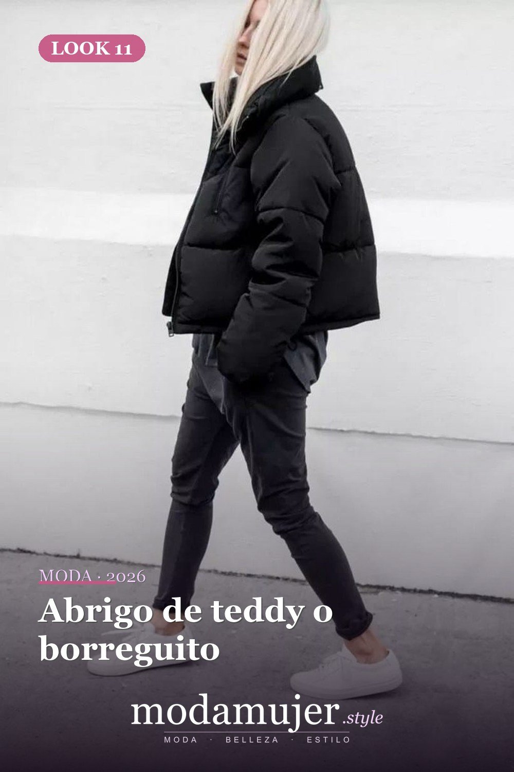 Abrigo de teddy o borreguito — 30 ideas de moda urbana de invierno para mujer en 2026