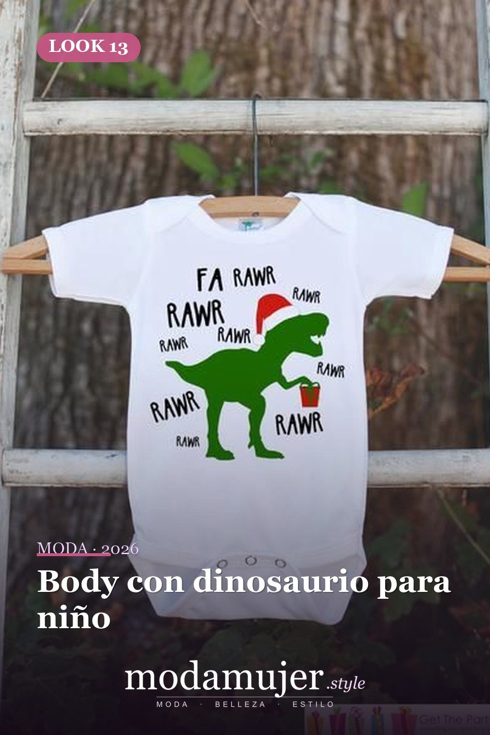 Body con dinosaurio para niño — 30 ideas encantadoras de trajes de San Valentín para damas y niños