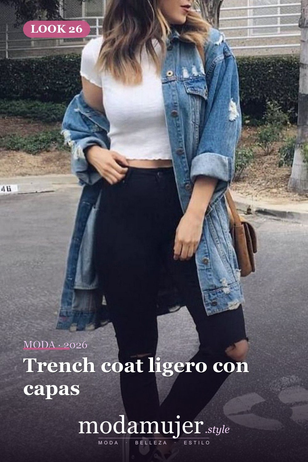 Trench coat ligero con capas — 31 trajes de moda casual de invierno lindos para chica adolescente 2026
