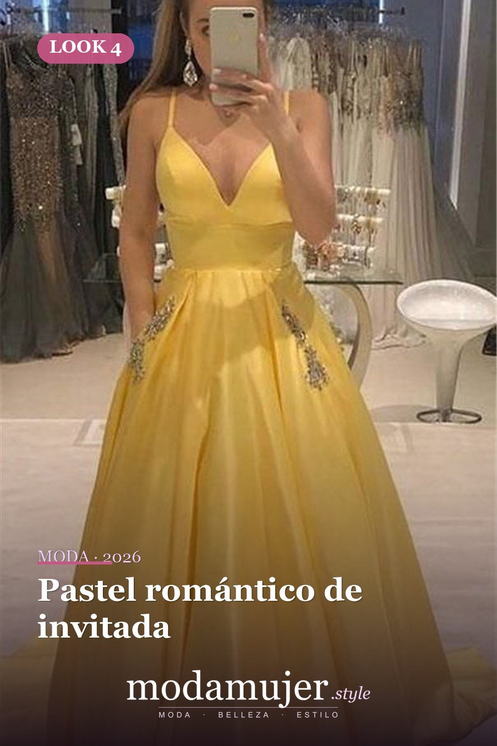 Pastel romántico de invitada — 32 vestidos de fiesta de gasa que disfrutarás