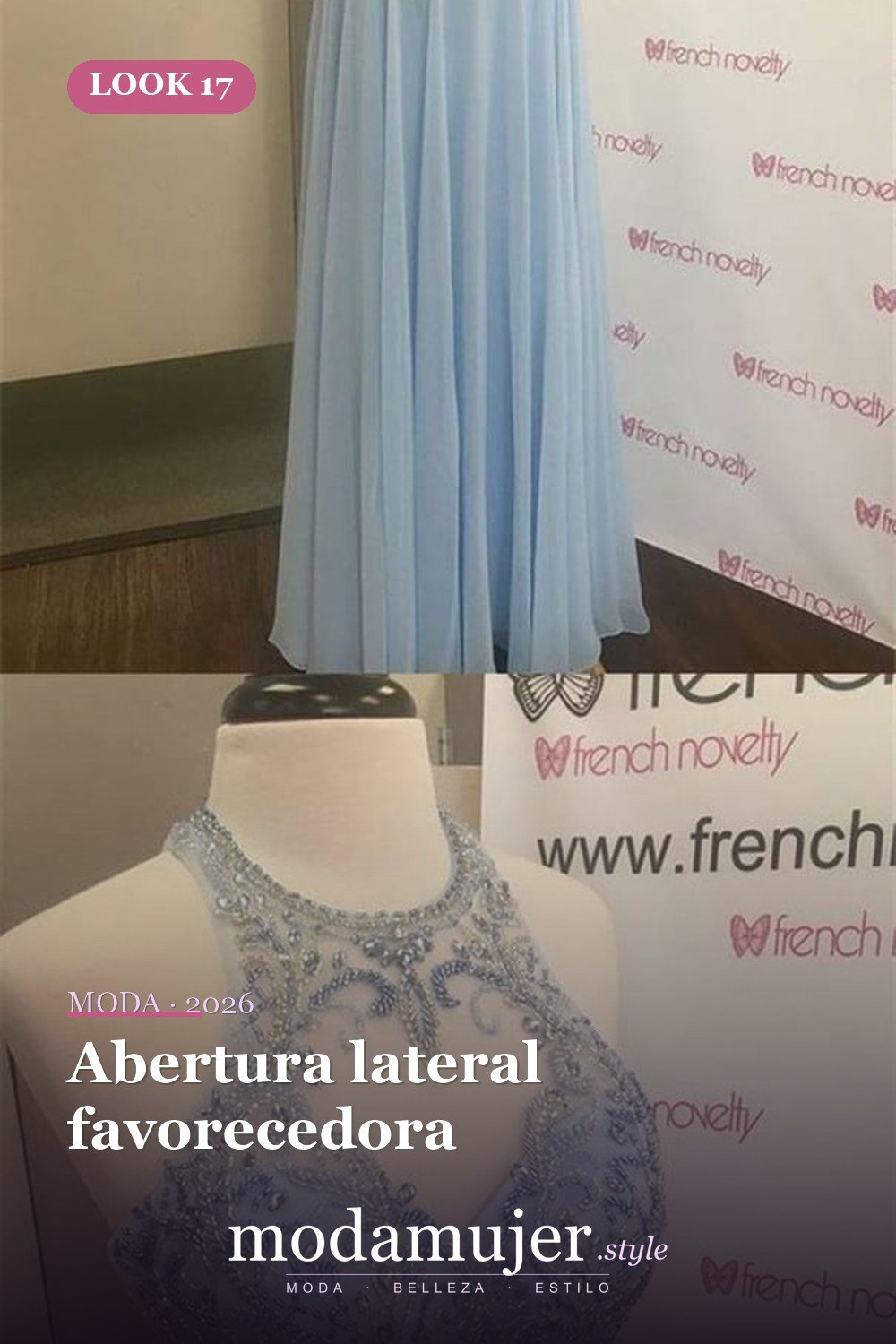 Abertura lateral favorecedora — 32 vestidos de fiesta de gasa que disfrutarás