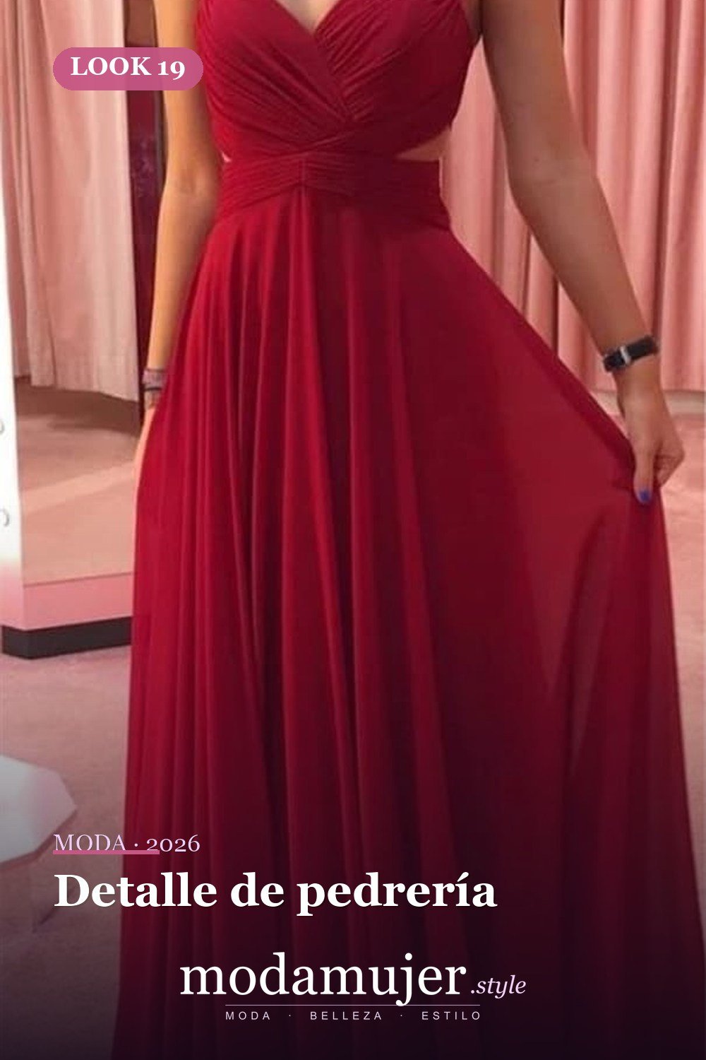 Detalle de pedrería — 32 vestidos de fiesta de gasa que disfrutarás