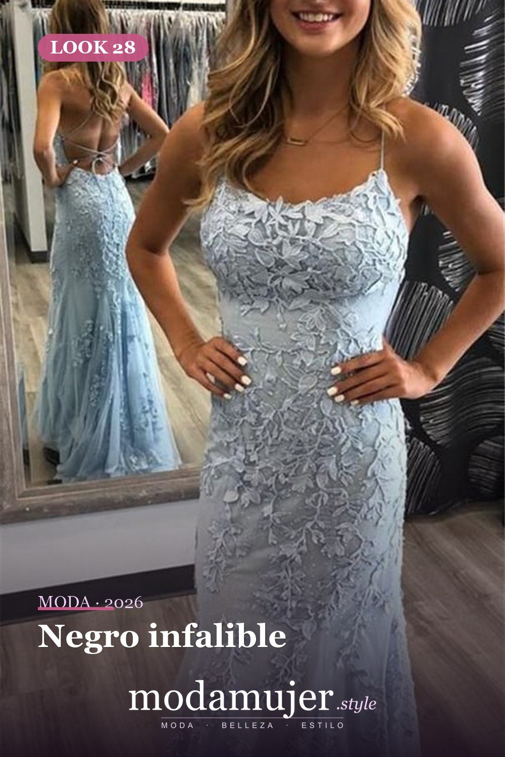Negro infalible — 32 vestidos de fiesta de gasa que disfrutarás