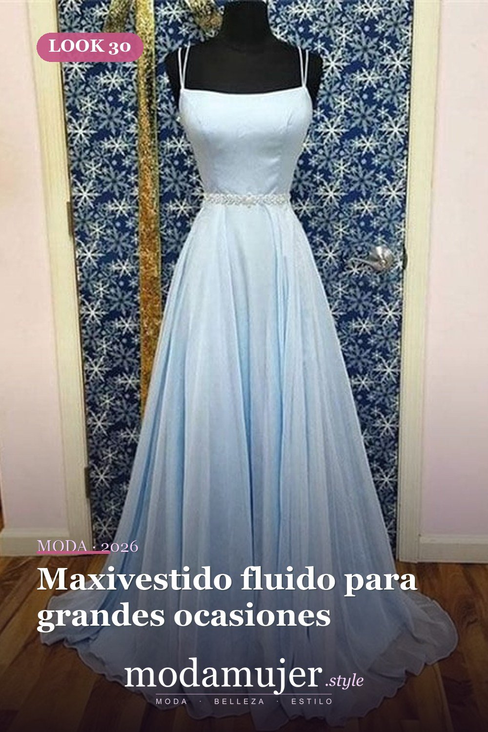 Maxivestido fluido para grandes ocasiones — 32 vestidos de fiesta de gasa que disfrutarás