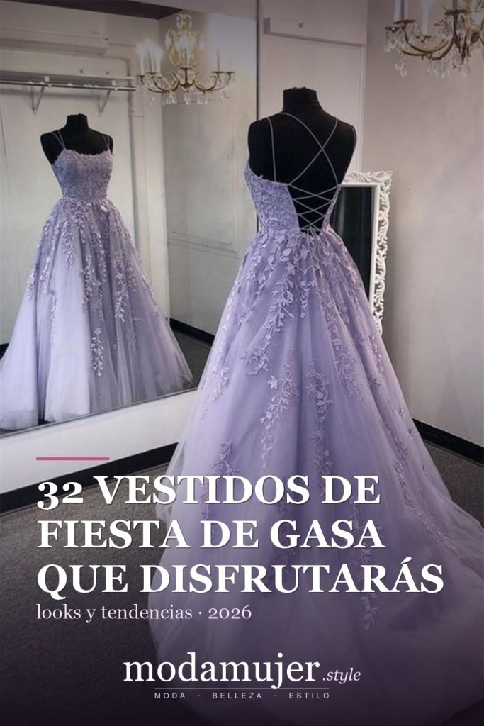 32 vestidos de fiesta de gasa que disfrutarás - ModaMujer