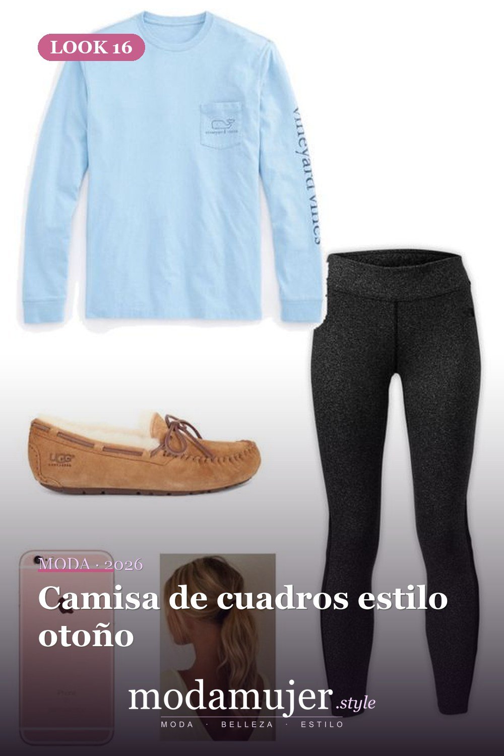 Camisa de cuadros estilo otoño — 33 Outfits Casuales Más Populares Para Mejorar Tu Estilo