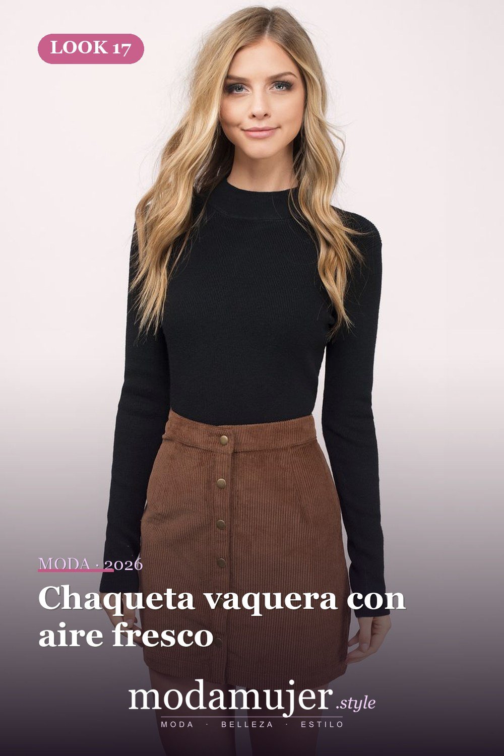 Chaqueta vaquera con aire fresco — 33 Outfits Casuales Más Populares Para Mejorar Tu Estilo