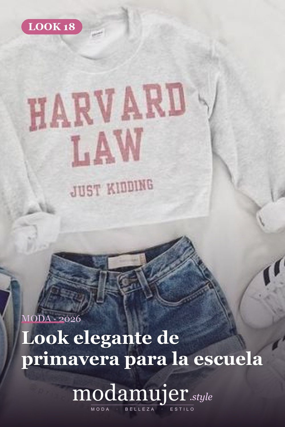 Look elegante de primavera para la escuela — 33 Outfits Casuales Más Populares Para Mejorar Tu Estilo
