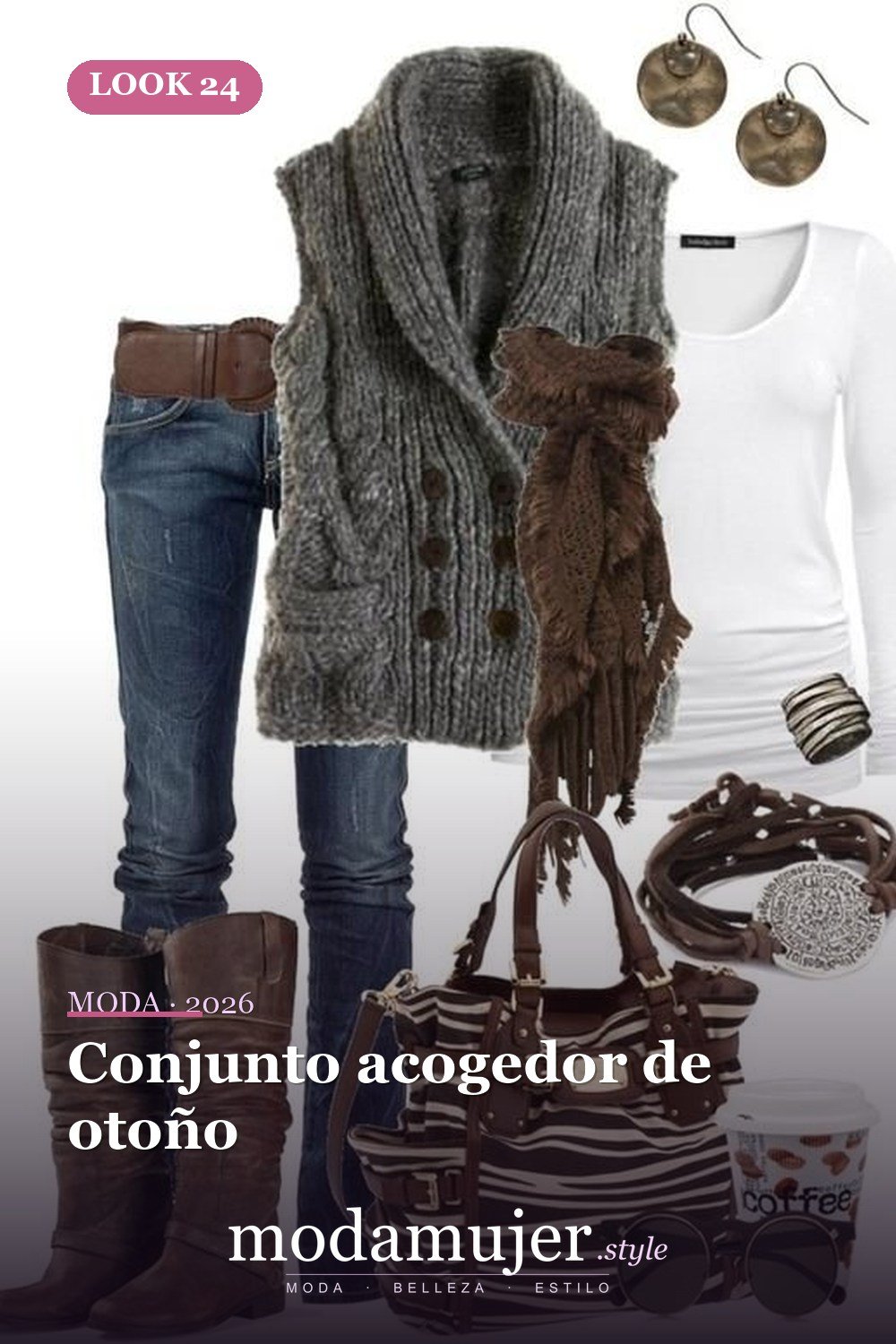 Conjunto acogedor de otoño — 33 Outfits Casuales Más Populares Para Mejorar Tu Estilo