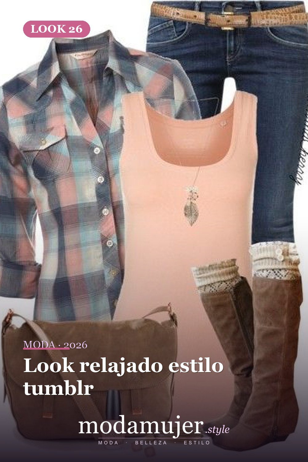 Look relajado estilo tumblr — 33 Outfits Casuales Más Populares Para Mejorar Tu Estilo