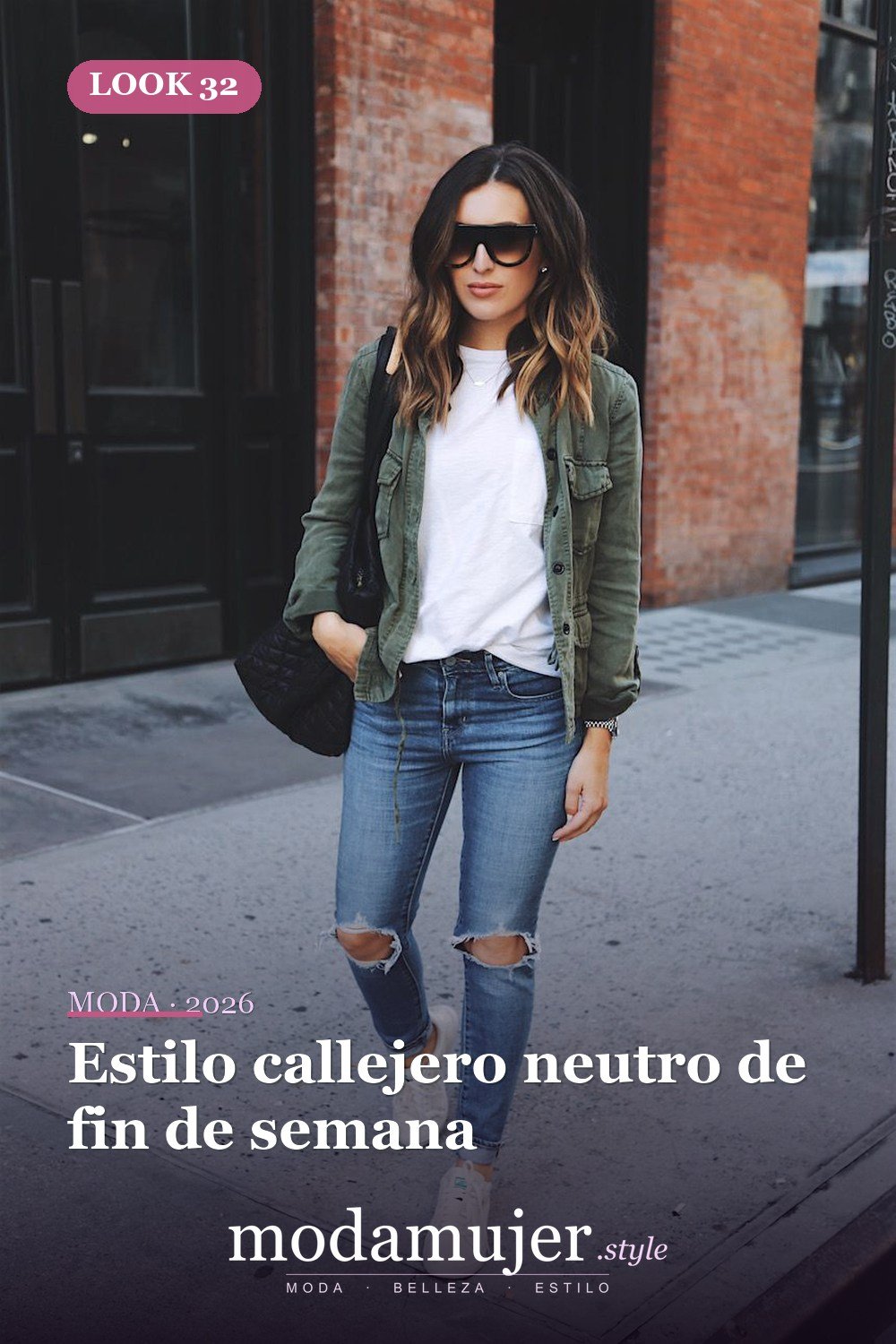 Estilo callejero neutro de fin de semana — 33 Outfits Casuales Más Populares Para Mejorar Tu Estilo