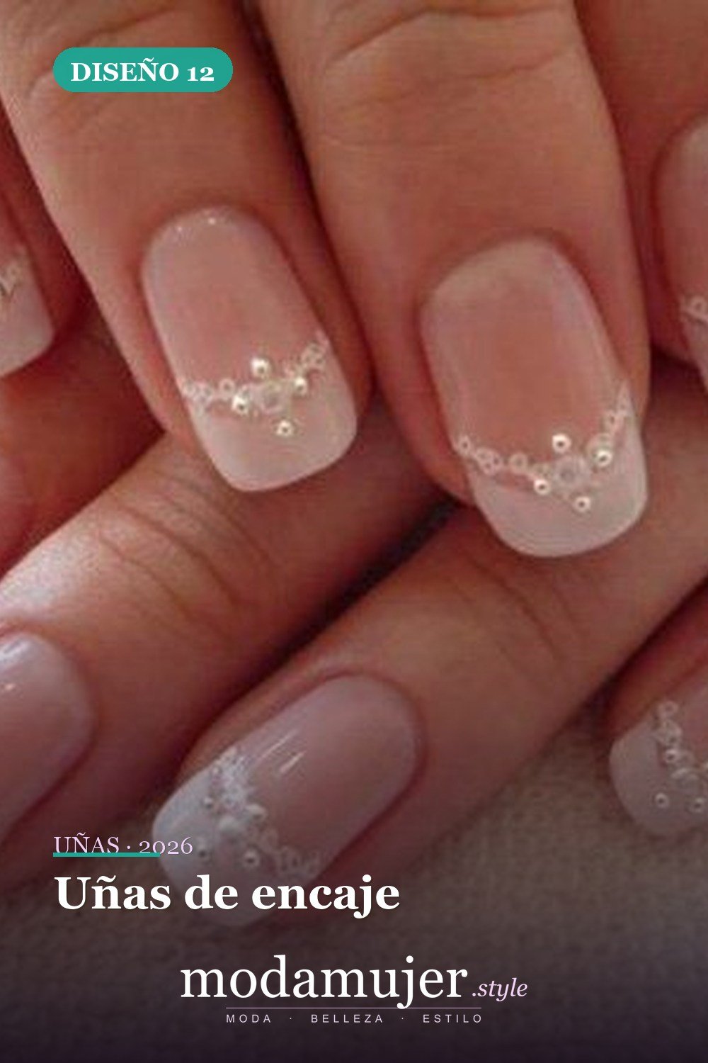 Uñas de encaje — 35 ideas de uñas de boda glamorosas para 2026: los mejores diseños de novia