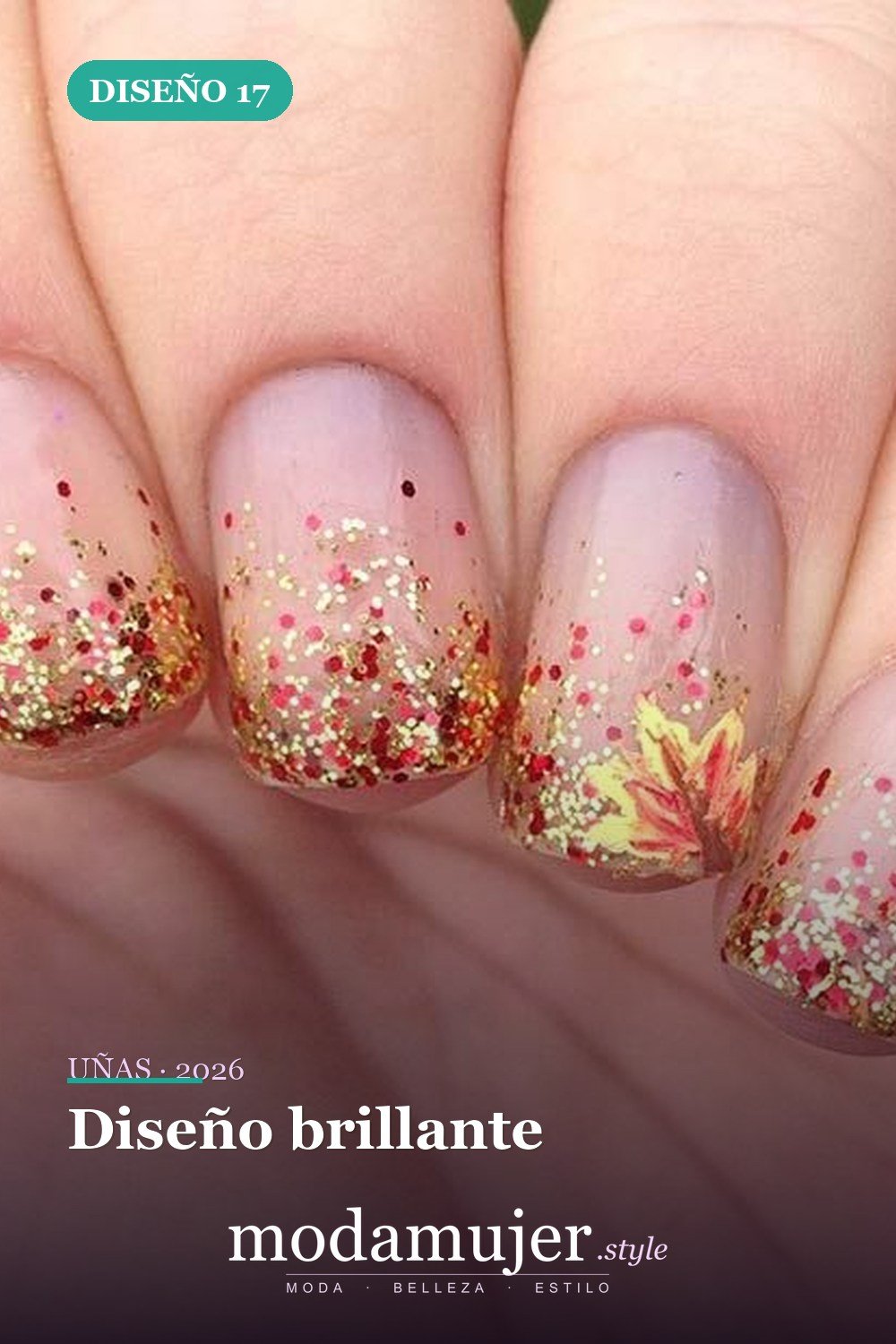 Diseño brillante — 35 ideas de uñas de boda glamorosas para 2026: los mejores diseños de novia