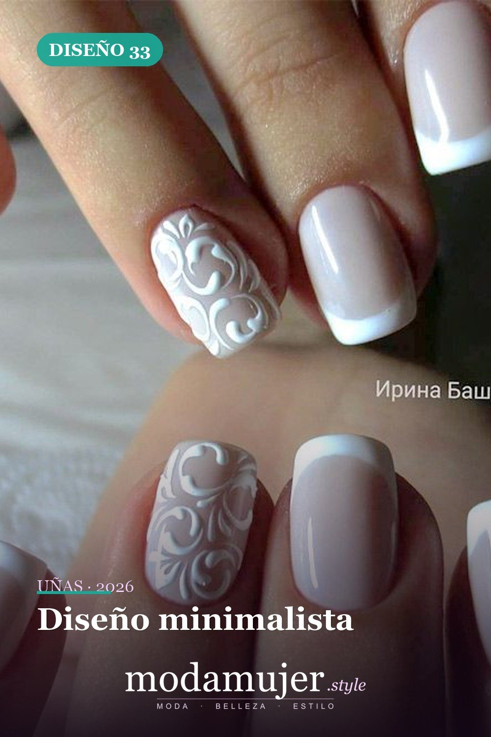 Diseño minimalista — 35 ideas de uñas de boda glamorosas para 2026: los mejores diseños de novia