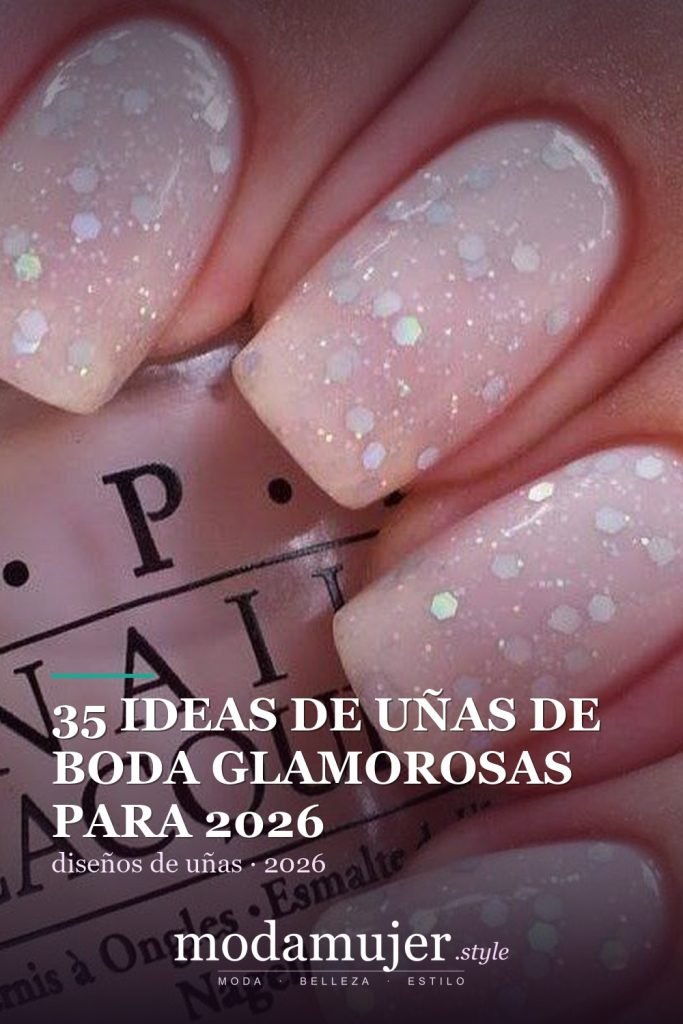 35 ideas de uñas de boda glamorosas para 2026: los mejores diseños de novia - ModaMujer